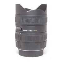 Used Sigma 8-16mm f/4.5-5.6 DC HSM Lens Pentax K
