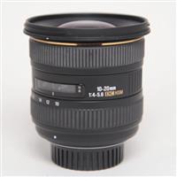 Used Sigma 10-20mm f/4-5.6 EX DC HSM - Nikon Fit