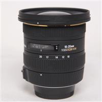 Used Sigma 10-20mm f/3.5 EX DC HSM Lens Nikon F