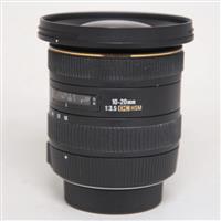 Used Sigma 10-20mm f/3.5 EX DC HSM Lens Nikon F