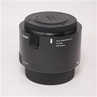 Used Sigma TC-2001 2x Teleconverter APO Nikon F