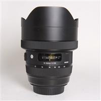 Used Sigma 12-24mm f/4 DG HSM Art Lens Canon EF