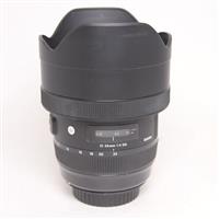 Used Sigma 12-24mm f/4 DG HSM Art Lens Canon EF