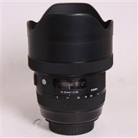 Used Sigma 12-24mm f/4 DG HSM Art Lens Canon EF