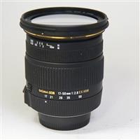 Used Sigma 17-50mm f/2.8 EX DC OS HSM Lens Nikon F