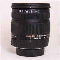 Used Sigma 17-70mm F2.8-4 DC Macro OS HSM Nikon Fit