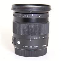 Used Sigma 17-70mm f/2.8-4 DC Macro OS HSM Contemporary Lens Canon EF