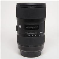 Used Sigma 18-35mm f/1.8 DC HSM Art Lens Canon EF