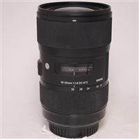 Used Sigma 18-35mm f/1.8 DC HSM Art Lens Canon EF