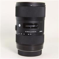 Used Sigma 18-35mm f/1.8 DC HSM Art Lens Canon EF