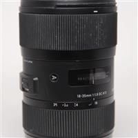 Used Sigma 18-35mm f/1.8 DC HSM Art Lens Canon EF