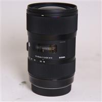 Used Sigma 18-35mm f/1.8 DC HSM Art Lens Canon EF