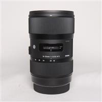Used Sigma 18-35mm f/1.8 DC HSM Art Lens Canon EF