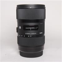 Used Sigma 18-35mm f/1.8 DC HSM Art Lens Canon EF