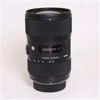 Used Sigma 18-35mm f/1.8 DC HSM Art Lens Nikon F