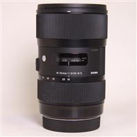 Used Sigma 18-35mm f/1.8 DC HSM Art Lens Sigma SA