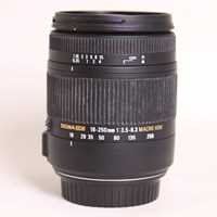 Used Sigma 18-250mm f/3.5-6.3 DC Macro OS HSM Lens Canon EF