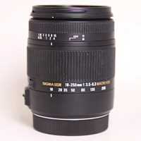 Used Sigma 18-250mm f/3.5-6.3 DC Macro OS HSM Lens Canon EF