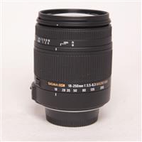 Used Sigma 18-250mm f/3.5-6.3 DC Macro OS HSM Lens Nikon F