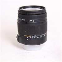 Used Sigma 18-250mm f/3.5-6.3 DC Macro OS HSM Lens Nikon F