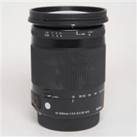 Used Sigma 18-300mm f/3.5-6.3 DC Macro OS HSM Contemporary Lens Canon EF