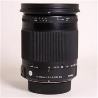 Used Sigma 18-300mm f/3.5-6.3 DC Macro OS HSM Contemporary Lens Nikon F