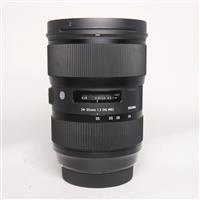 Used Sigma 24-35mm f/2 DG HSM Art Lens Canon EF