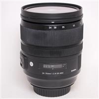 Used Sigma 24-70mm f/2.8 DG OS HSM Art Lens Canon EF