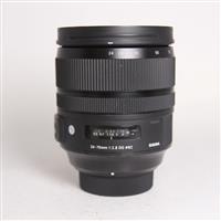 Used Sigma 24-70mm f/2.8 DG OS HSM Art Lens Nikon F