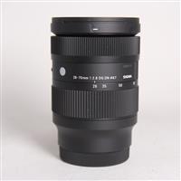 Used Sigma 28-70mm f/2.8 DG DN Contemporary Lens Sony E Mount