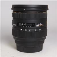 Used Sigma 24-70mm f/2.8 IF EX DG HSM Lens - Canon Fit