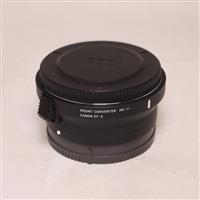 Used Sigma MC-11 Mount Converter For Canon EF Mount Lenses To Sony E