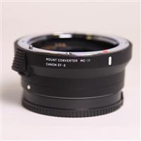 Used Sigma MC-11 Mount Converter For Canon EF Mount Lenses To Sony E