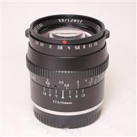 Used TTArtisan 50mm f/1.2 Lens for Fujifilm X Black