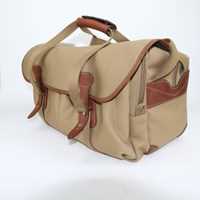 Used Billingham 555 Shoulder Bag - Khaki Canvas/Tan