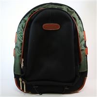 Used Billingham 25 Rucksack - Black Canvas/Tan