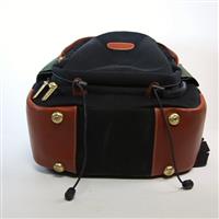 Used Billingham 25 Rucksack - Black Canvas/Tan