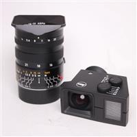 Used Leica Tri Elmar M 16-18-21mm f/4 ASPH Lens With Universal Viewfinder