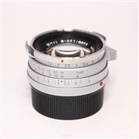 Used Leica Summilux-M 35mm f/1.4 Classic Steel Rim Lens (11301)