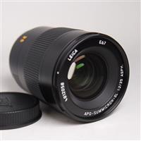 Used Leica APO Summicron SL 35mm f/2 ASPH Lens Black Anodised