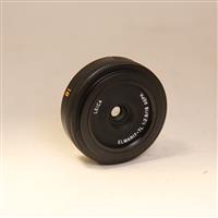 Used Leica Elmarit TL 18 mm f/2.8 ASPH Pancake Lens Black Anodised
