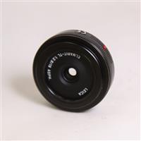 Used Leica Elmarit TL 18 mm f/2.8 ASPH Pancake Lens Black Anodised