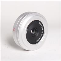 Used Leica Elmarit TL 18 mm f/2.8 ASPH Pancake Lens Silver Anodised