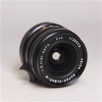 Used Leica Super Elmar M 21mm f/3.4 ASPH Lens Black Anodised