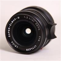 Used Leica Super Elmar M 21mm f/3.4 ASPH Lens Black Anodised