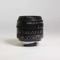 Used Leica Summilux M 28mm f/1.4 ASPH Lens Black Anodised