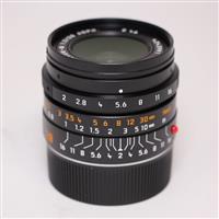 Used Leica Summicron M 28mm f/2 ASPH Lens Black Anodised