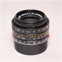 Used Leica Elmarit M 28mm f/2.8 ASPH Lens Black Anodised