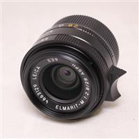 Used Leica Elmarit M 28mm f/2.8 ASPH Lens Black Anodised