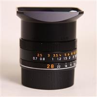 Used Leica Elmarit M 28mm f/2.8 ASPH Lens Black Anodised